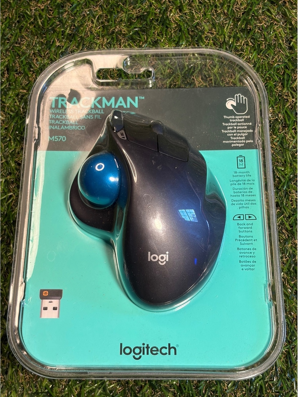 Logitech Trackman Wireless Trackball Mouse M570